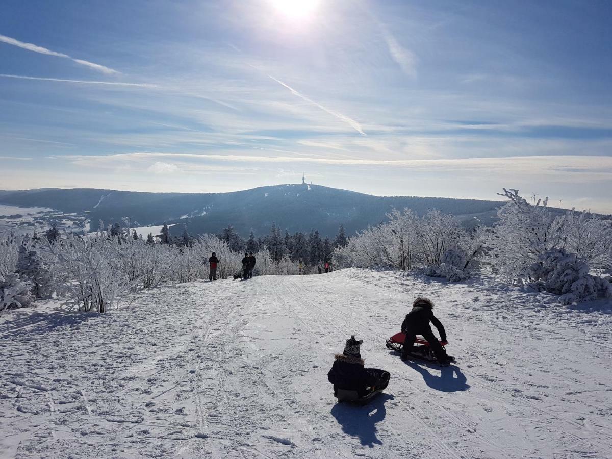 Ferienwohnungen "Am Schloessel" Oberwiesenthal Dış mekan fotoğraf